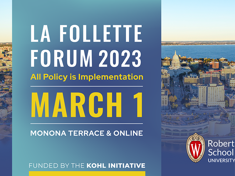 LaFollette Forum flyer