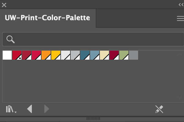 UW color swatches screenshot