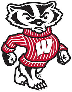 Bucky Badger logo.