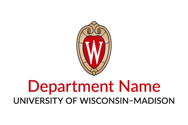 Example of a UW-Madison department logo