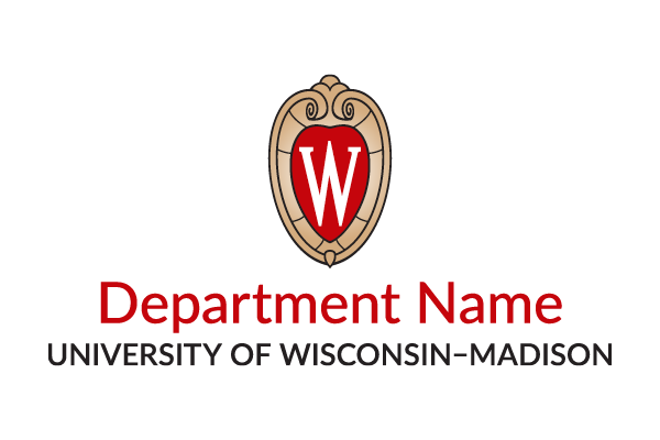 Example of a UW-Madison department logo