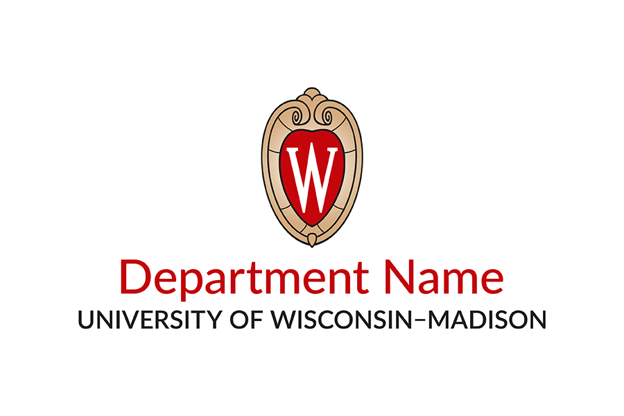 Example of a UW-Madison department logo.