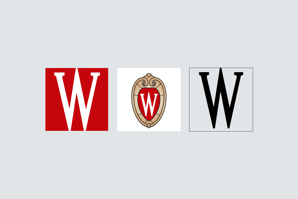 Three examples of "W" favicons