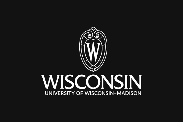 Vertical UW-Madison one-color logo