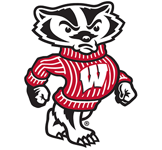 Bucky Badger logo.