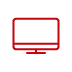 Red computer icon